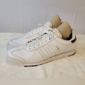 adidas Originals | Shoes | Adidas Originals Samoa White Gold Leopard Print  Sneakers | Poshmark